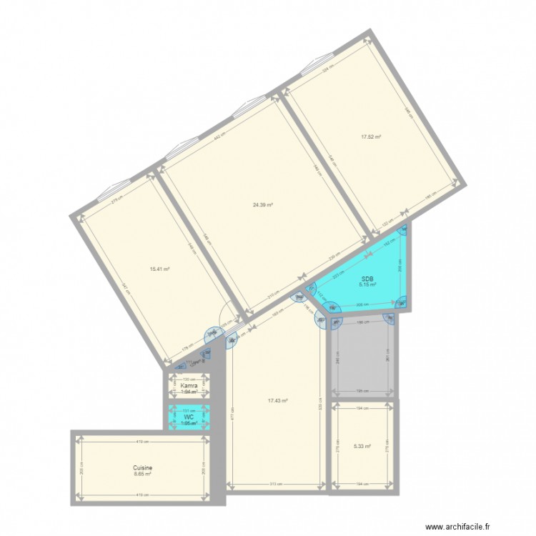 dohany 88 42M . Plan de 0 pièce et 0 m2