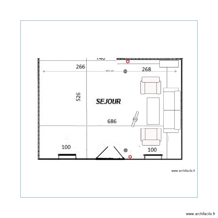 Installation HI FI Beolab 6000. Plan de 0 pièce et 0 m2