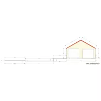 plan en coupe sur terrain