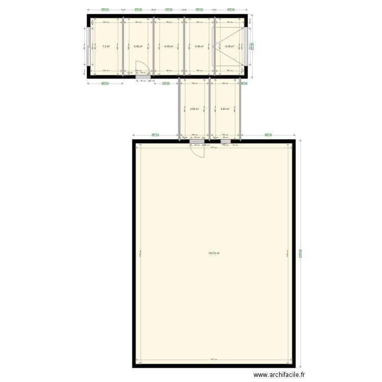 plan mezzanine ext. Plan de 0 pièce et 0 m2