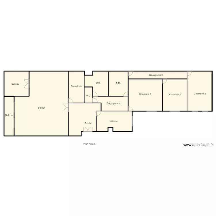 plan La Bouchi La Montagne. Plan de 