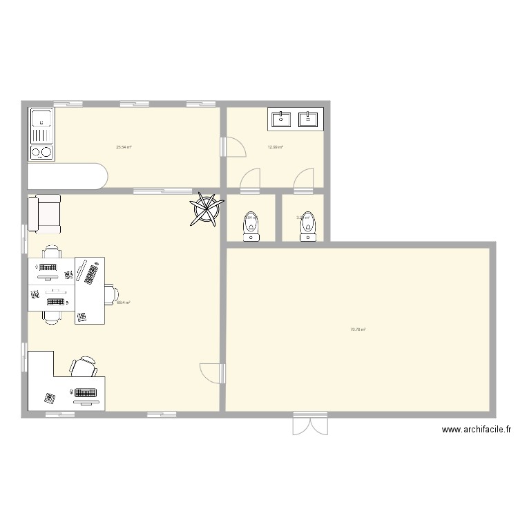 studio imagine. Plan de 0 pièce et 0 m2