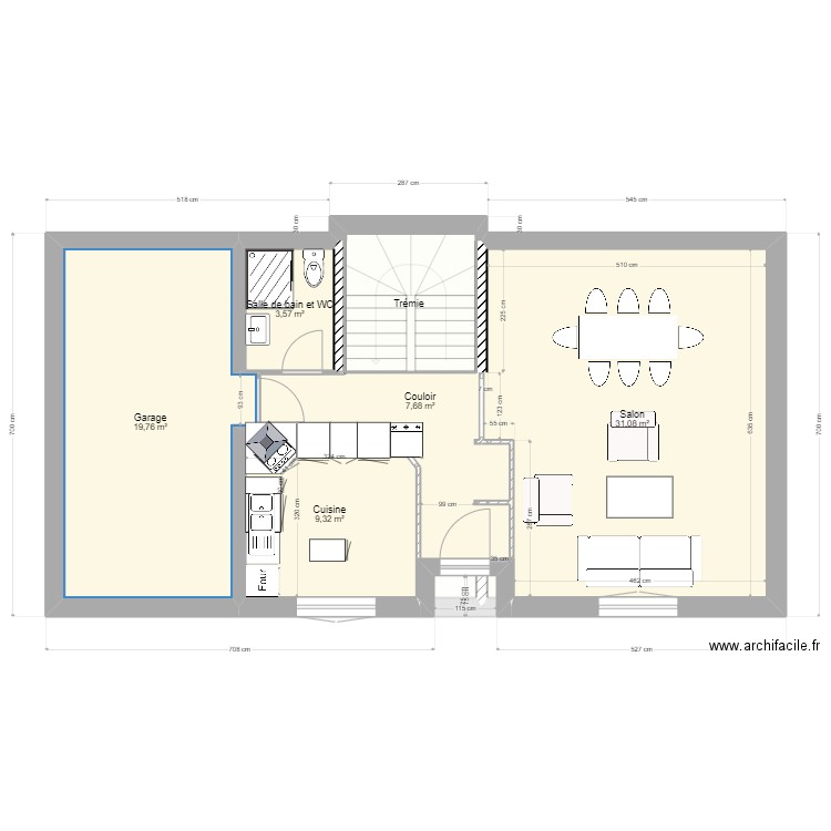 MAISON test. Plan de 22 pièces et 333 m2