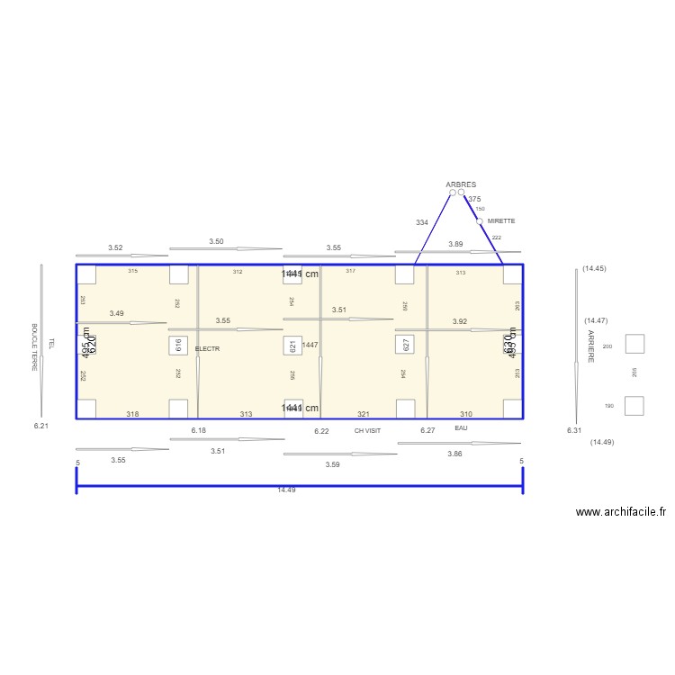 CERFONTAINE dim entre plots. Plan de 0 pièce et 0 m2