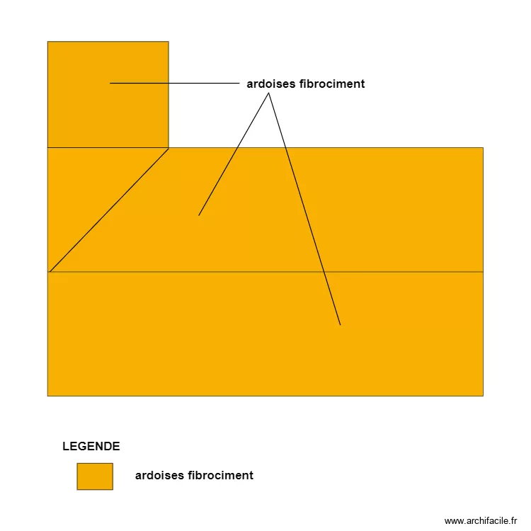 couverture toiture. Plan de 