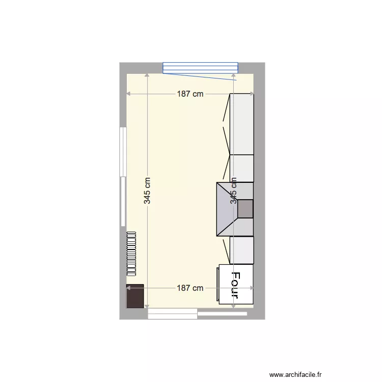 cuisine maison. Plan de 