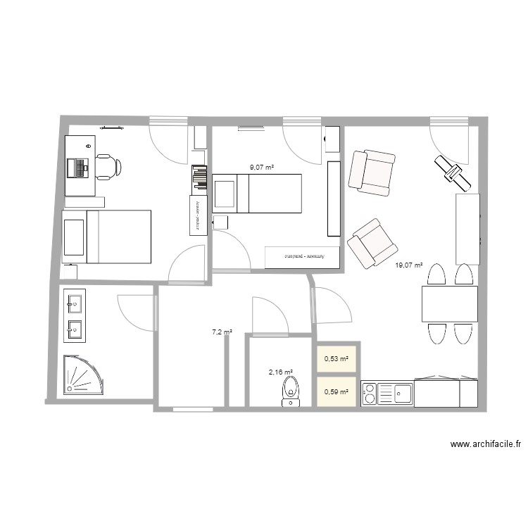 b1142. Plan de 0 pièce et 0 m2