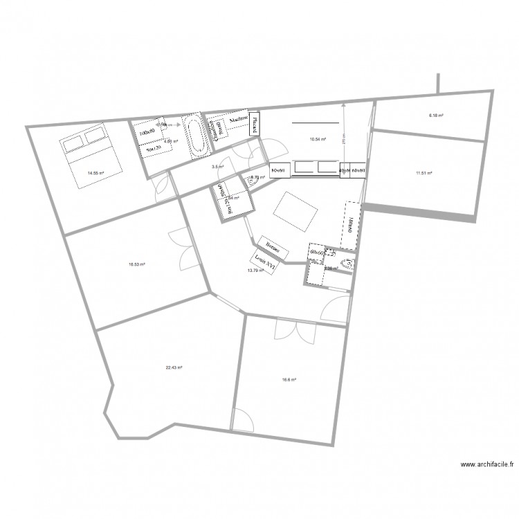 Tervuren 4 Carlos. Plan de 0 pièce et 0 m2