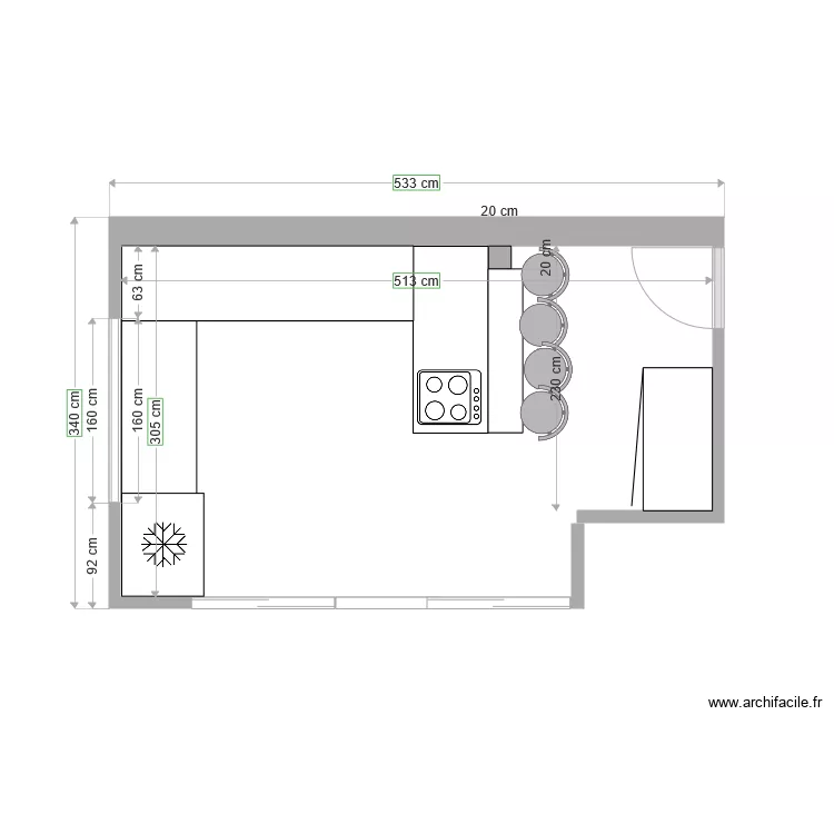 AMENAGEMENTCUISINE. Plan de 