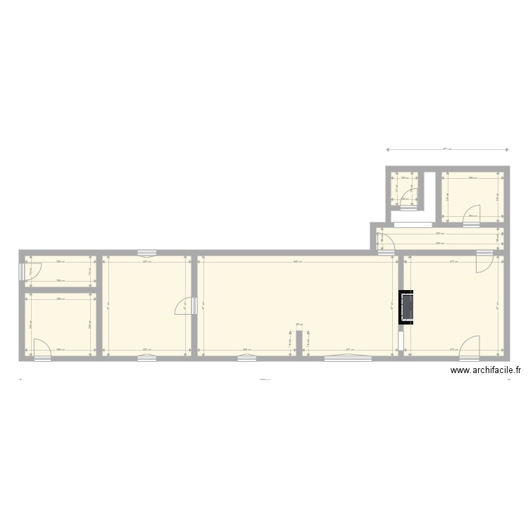 Ferme sinistre. Plan de 0 pièce et 0 m2