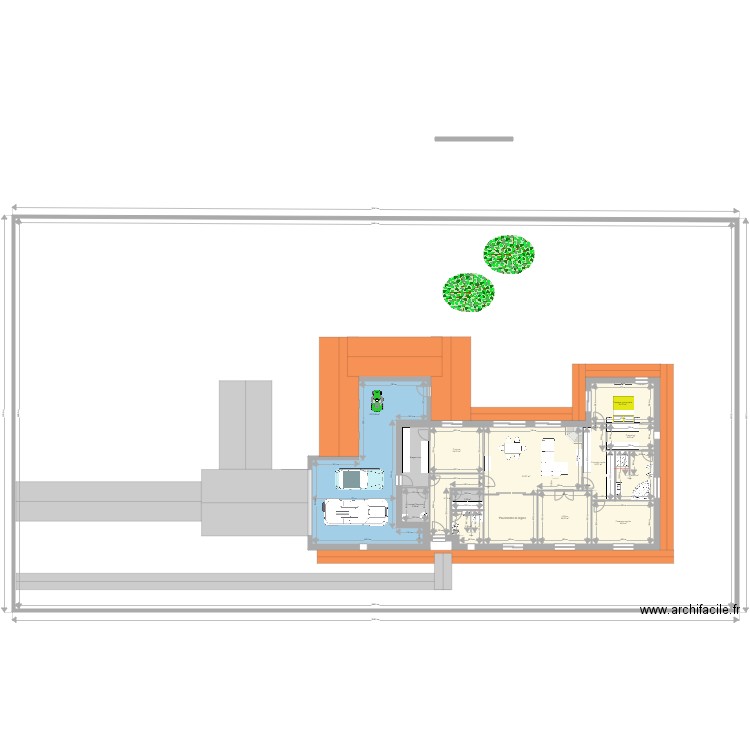 Habitable parking 2. Plan de 0 pièce et 0 m2