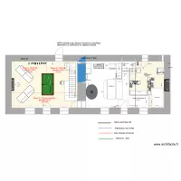 Sibinel Rez de chaussee Four Pizza gauche table long