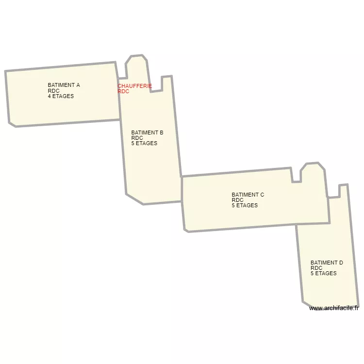 ADEF VIRY CHATILLON. Plan de 