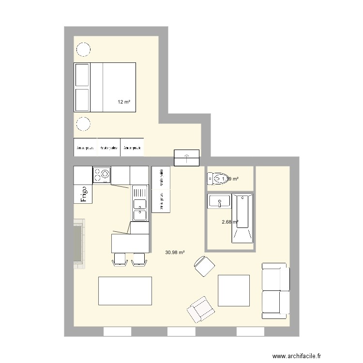 PLAN 123 place Saint Léger actuel V4. Plan de 0 pièce et 0 m2