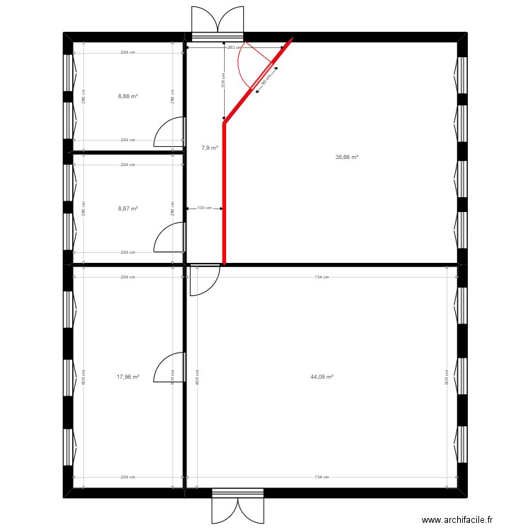 Arles A étage  travaux. Plan de 0 pièce et 0 m2