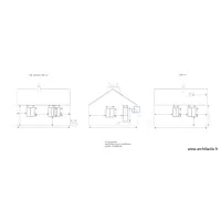 plan des fa&ccedil;ades avant travaux