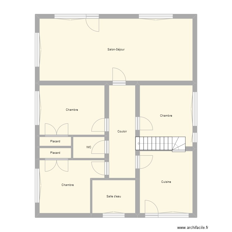 MIGEON 1er. Plan de 10 pièces et 103 m2