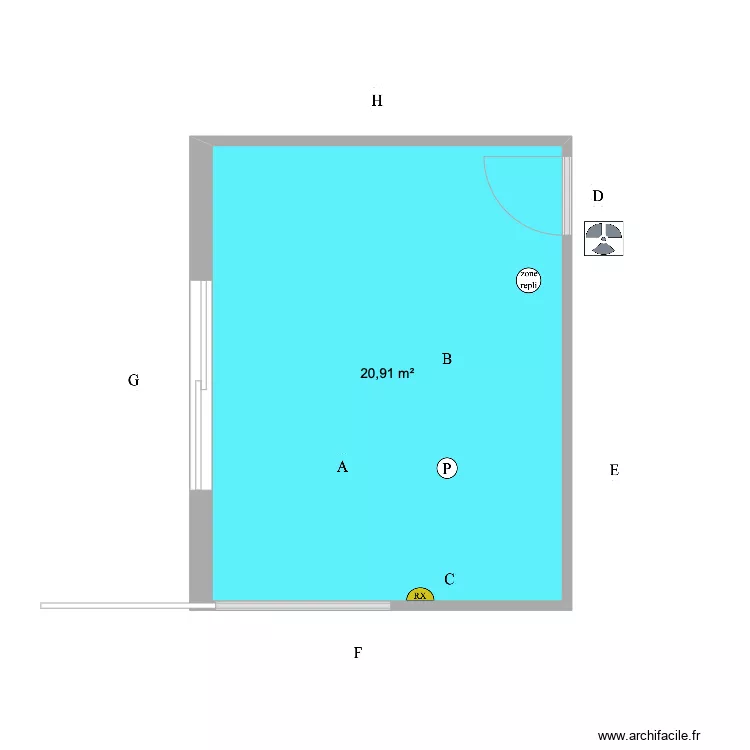 Dr TRANCHANT poste 2. Plan de 