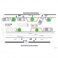 Projet de Rénovation paru dans Le Pays Jeudi 3 mars 2016  entrées des riverains côté impair