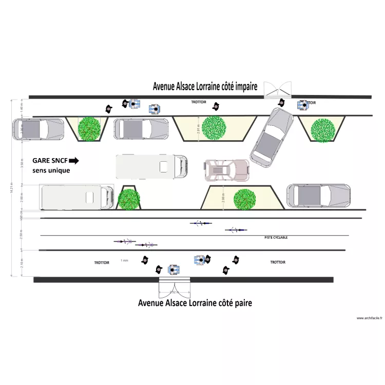 Projet de Rénovation paru dans Le Pays Jeudi 3 mars 2016 entrées des riverains côté impair. Plan de Projet de Rénovation paru dans Le Pays Jeudi 3 mars 2016 entrées des riverains côté impair. Plan de