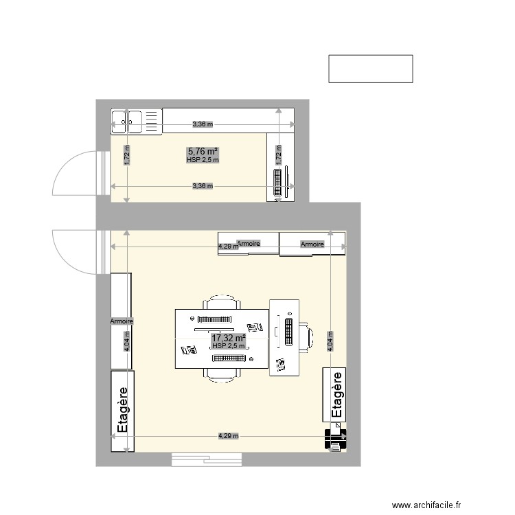 Labo Bureau version 2. Plan de 0 pièce et 0 m2