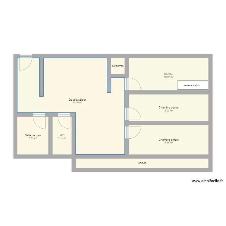 locaux v8 productions. Plan de 