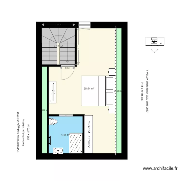 Projet amenagement de comble FAUCHERAND CHAPIRA. Plan de Projet amenagement de comble FAUCHERAND CHAPIRA. Plan de