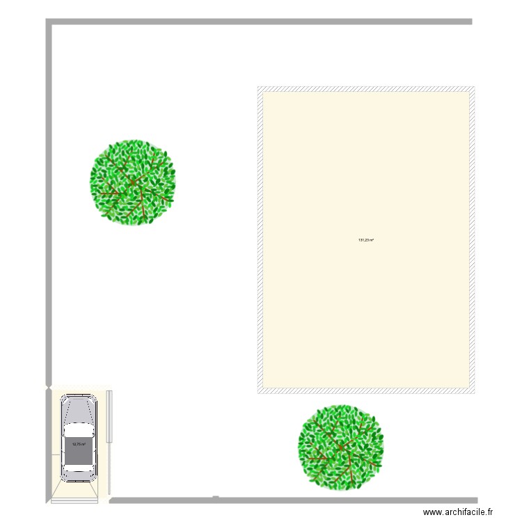 plan garage. Plan de 0 pièce et 0 m2