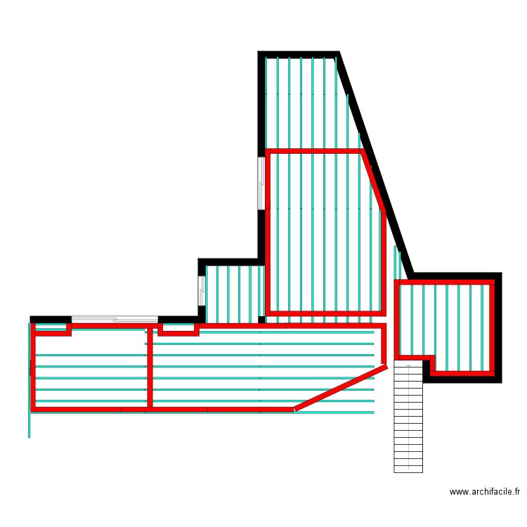 Terrasse litelage test 1. Plan de 0 pièce et 0 m2