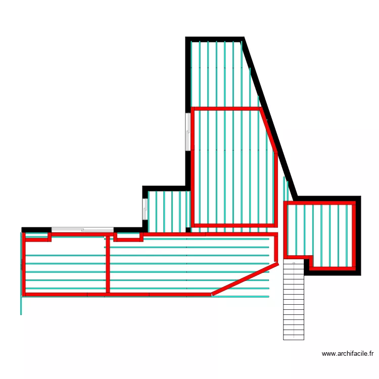 Terrasse litelage test 1. Plan de 