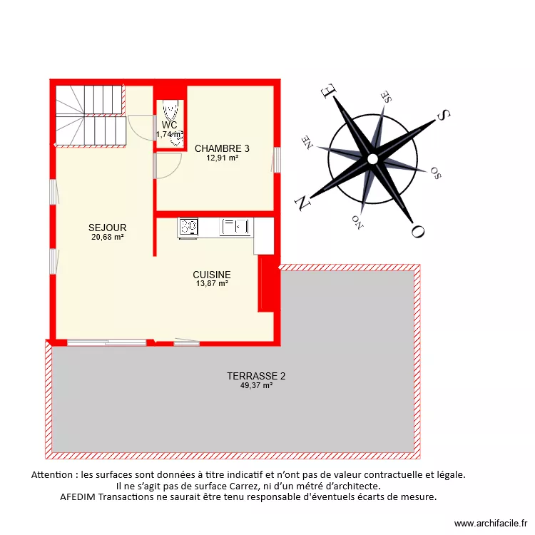 BI 6956 NIVEAU 2 ETAGE 3. Plan de 