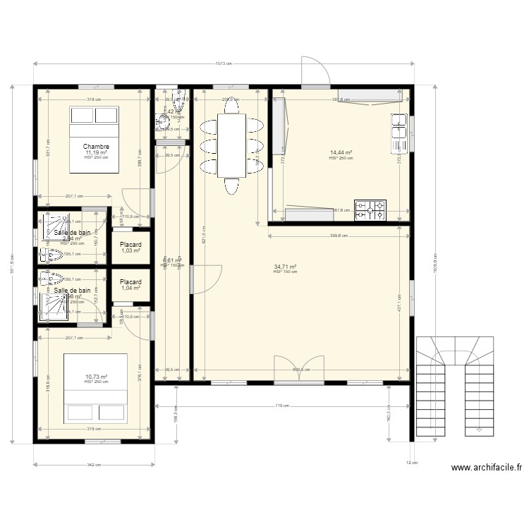 JuniorMaison plan occupation. Plan de 0 pièce et 0 m2