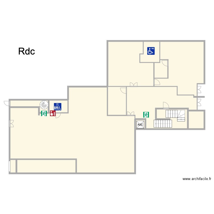 Espace richelieu Rdc. Plan de 0 pièce et 0 m2