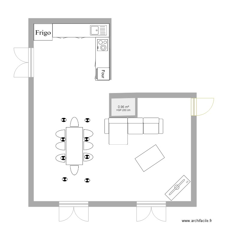 cuisine SAM. Plan de 0 pièce et 0 m2
