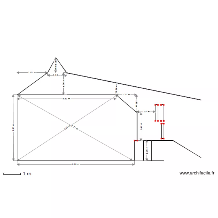 piscine AnnSo. Plan de 