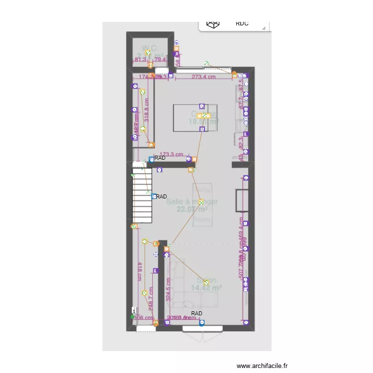 THOMAS RDC. Plan de 