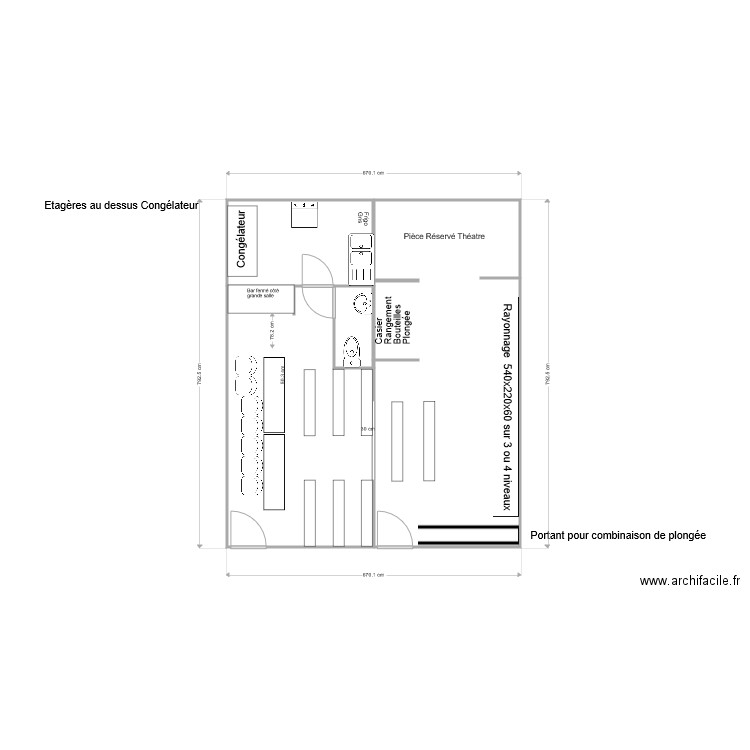 Salle association. Plan de 0 pièce et 0 m2