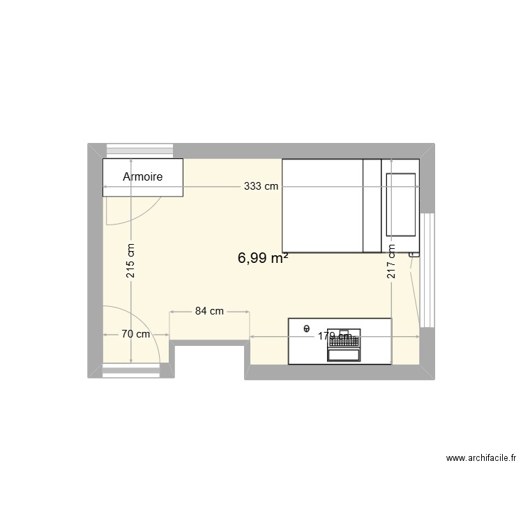 CHAMBRE MATEO. Plan de 0 pièce et 0 m2