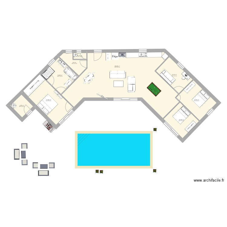 maison. Plan de 0 pièce et 0 m2
