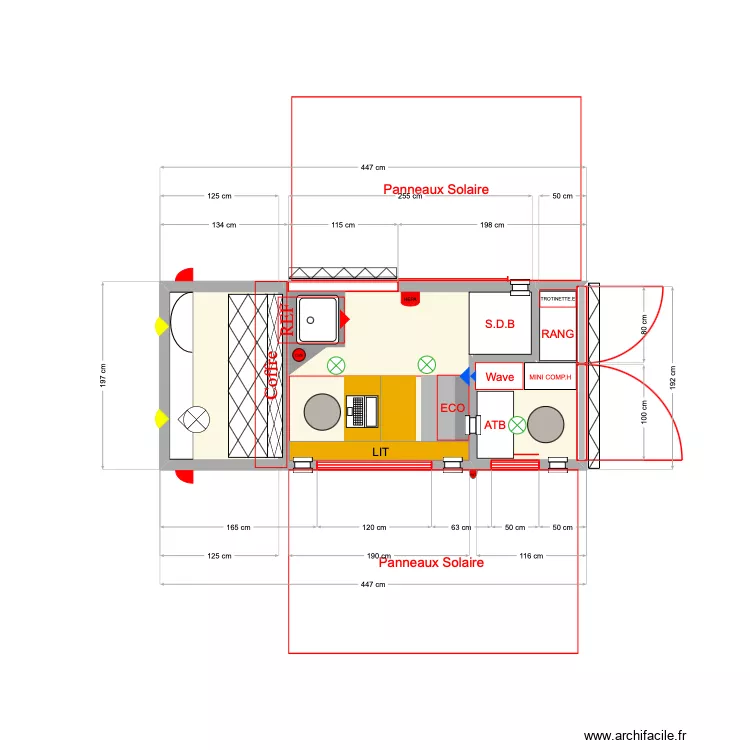 FARe. Plan de 3 Pièces et 7 m² FARe. Plan de 3 Pièces et 7 m²