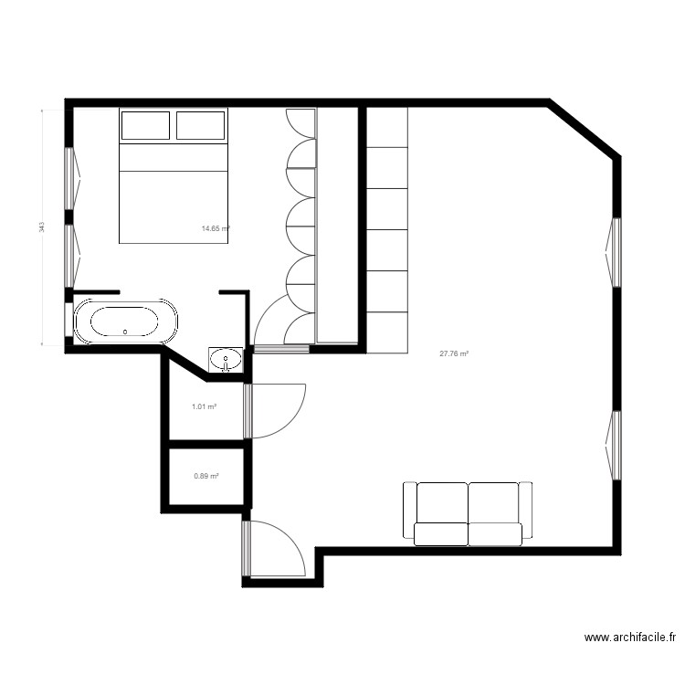 commerce projet 2. Plan de 0 pièce et 0 m2