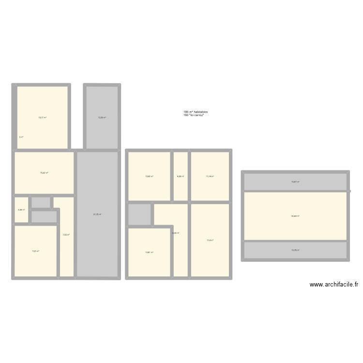 WALPOTT. Plan de 0 pièce et 0 m2
