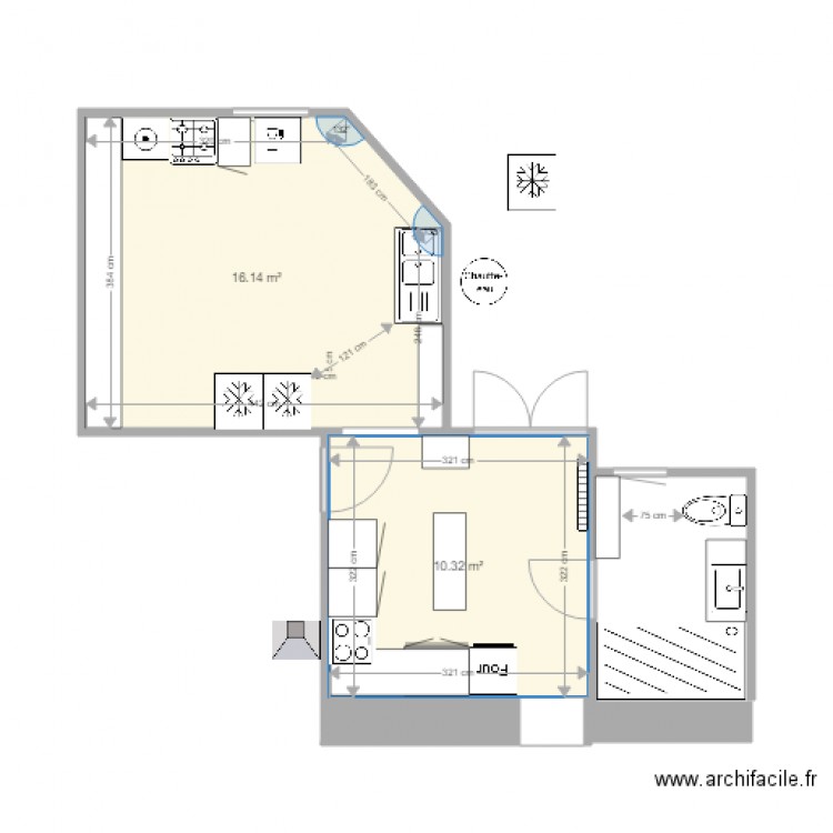 cuisine sdb 8 isolation. Plan de 0 pièce et 0 m2