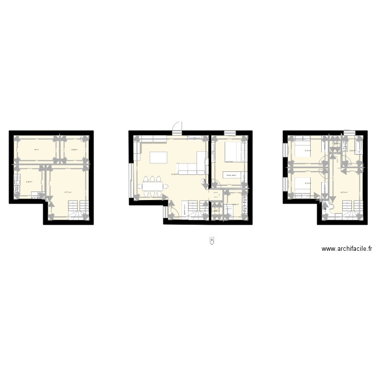 plan maison 3. Plan de 0 pièce et 0 m2