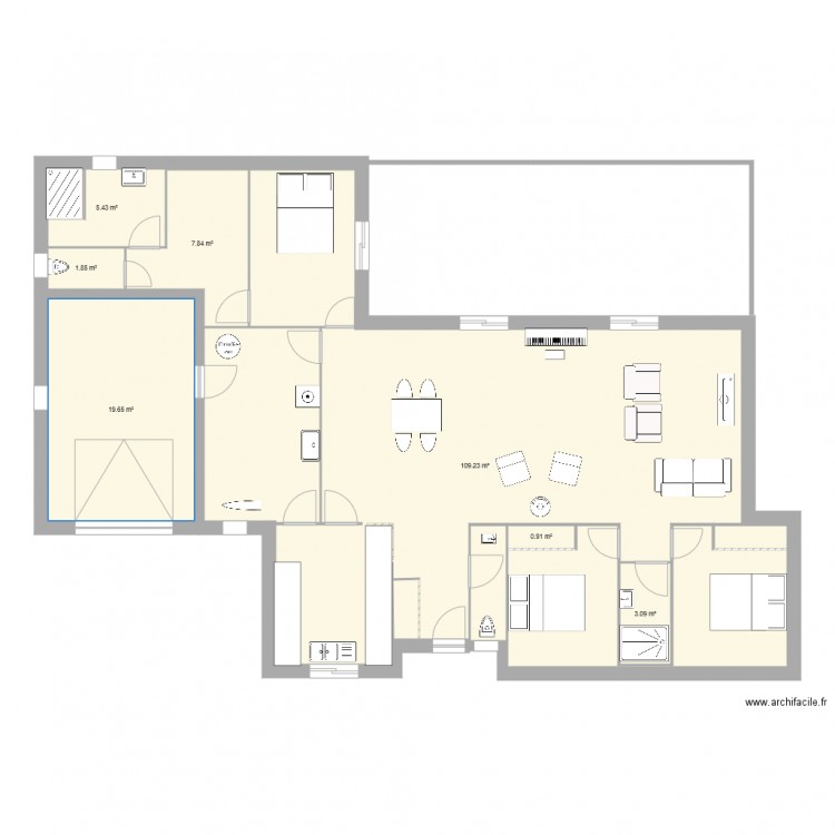 Essais SE commune Plan de base N2. Plan de 0 pièce et 0 m2