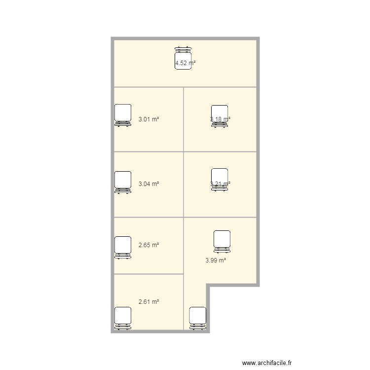 SALLE DE REUNION COVID. Plan de 0 pièce et 0 m2