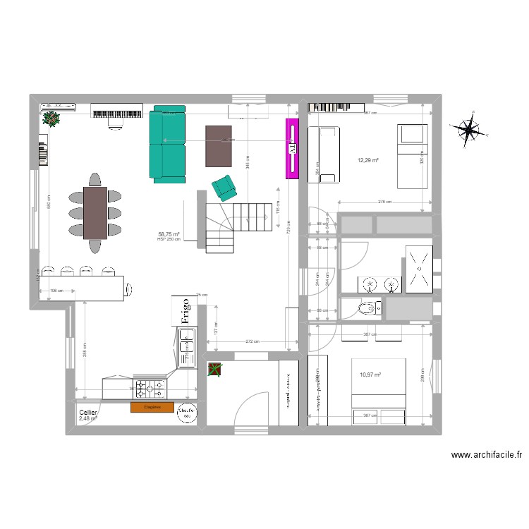 ESTEREL 8. Plan de 11 pièces et 99 m2