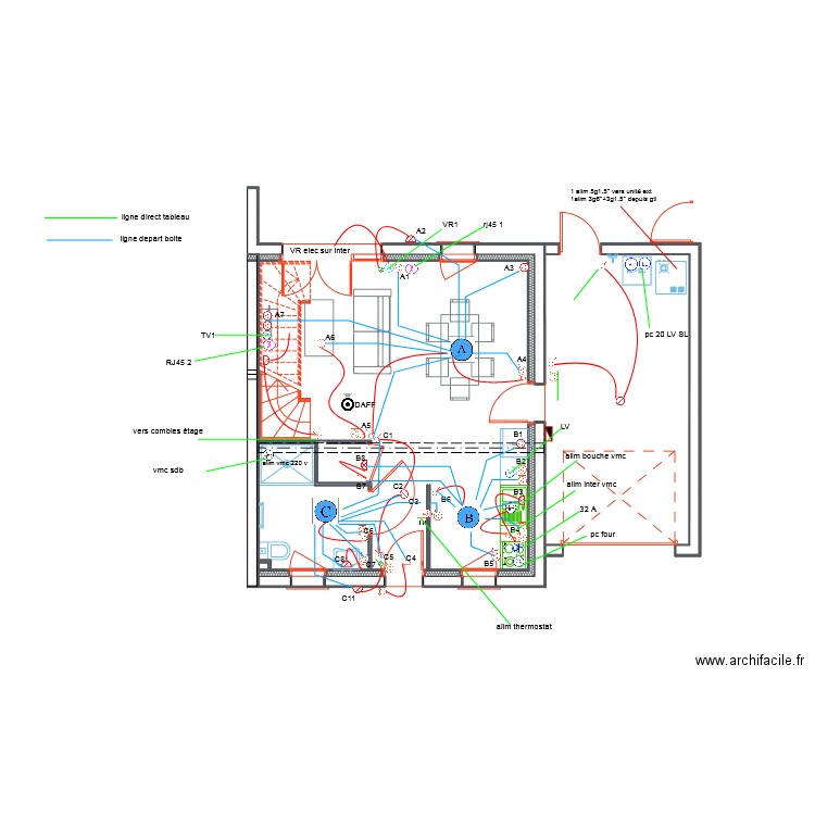 plan pieuvre ilettes LOT 37 logement 11 RDC ok 1. Plan de 0 pièce et 0 m2