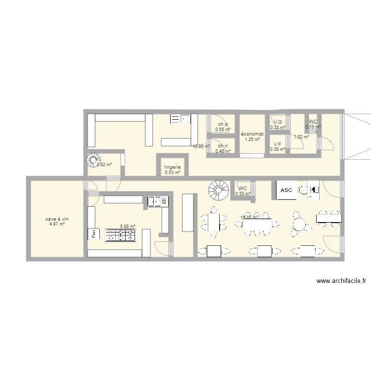 LRDC. Plan de 0 pièce et 0 m2