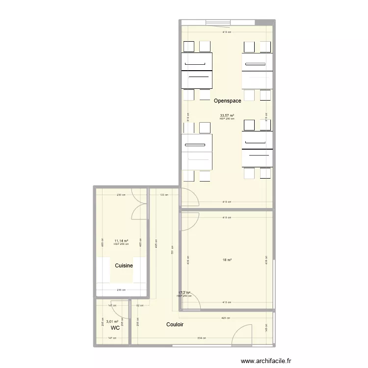 Bureaux Scionzier egame tournament. Plan de 